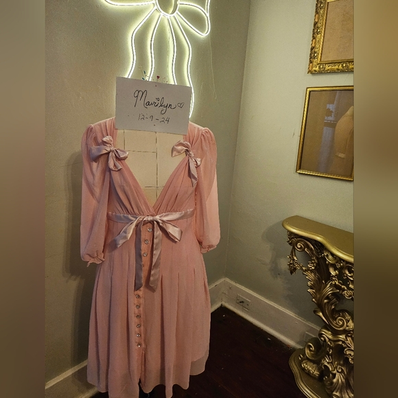 Wheels and Dollbaby Pink Lana Dress - Picture 2 of 4